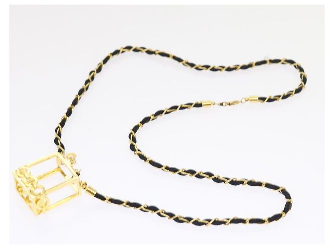 Profumo CHANEL N.19 Collana Tono Oro CC Auth ar10367B - vista 11