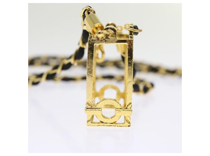 Profumo CHANEL N.19 Collana Tono Oro CC Auth ar10367B - vista 14