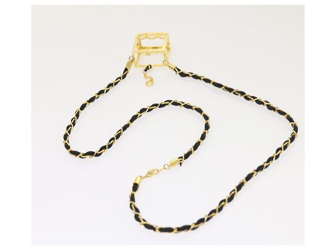 Profumo CHANEL N.19 Collana Tono Oro CC Auth ar10367B - vista 18