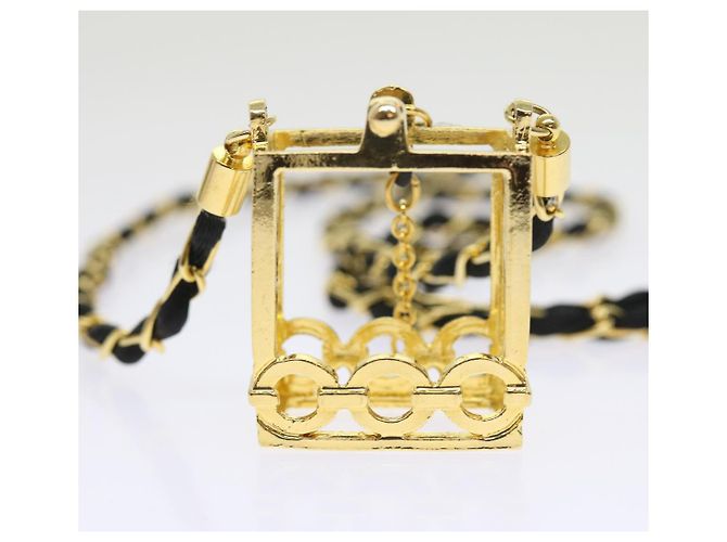 Profumo CHANEL N.19 Collana Tono Oro CC Auth ar10367B - vista 8
