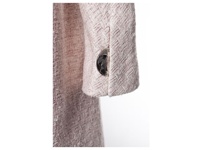 Chanel, Abrigo tweed lúrex rosa - vista 9