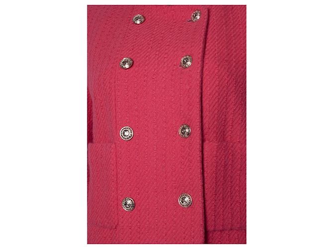 Chanel, Rosa Woll-Tweed-Blazer mit 4 Taschen Pink - Ansicht 9