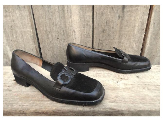Salvatore Ferragamo p mocassini 36,5 Nero - vista 5