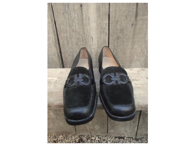 Salvatore Ferragamo p mocassini 36,5 Nero - vista 6