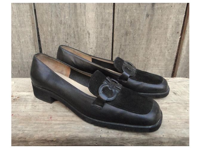 Salvatore Ferragamo p mocassini 36,5 Nero - vista 7