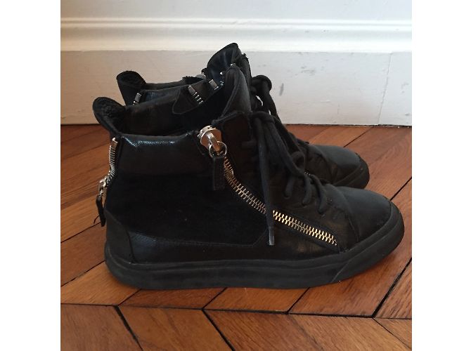Sneakers GIUSEPPE ZANOTTI T.EU 36.5 Pelle Nero - vista 2