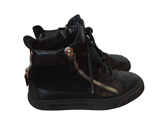 Sneakers GIUSEPPE ZANOTTI T.EU 36.5 Pelle Nero - vista 8