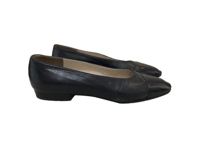 Timeless CHANEL Bailarinas T.UE 37 Cuero Negro - vista 10