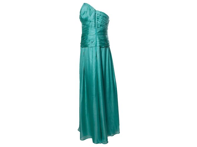 HUGO BOSS BLACK LABEL, trägerloses Korsettkleid Grün - Ansicht 2