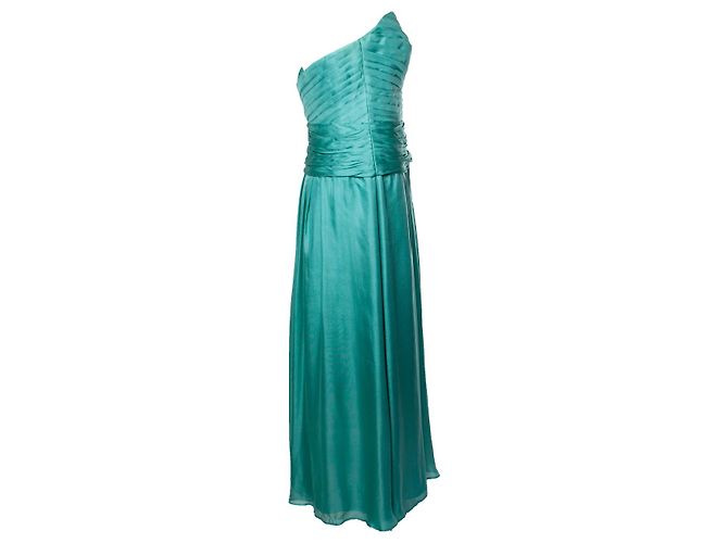 HUGO BOSS BLACK LABEL, trägerloses Korsettkleid Grün - Ansicht 4