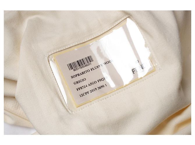 Fendi, Abrigo de piel y visón cortado a láser Castaño - vista 10