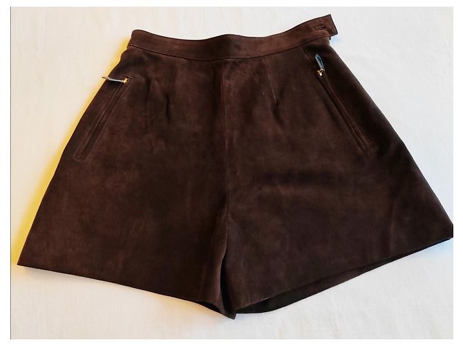 Hermès Kurze Hose Braun - Ansicht 8