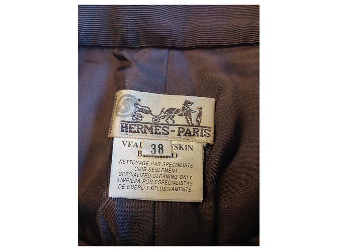 Hermès Kurze Hose Braun - Ansicht 9