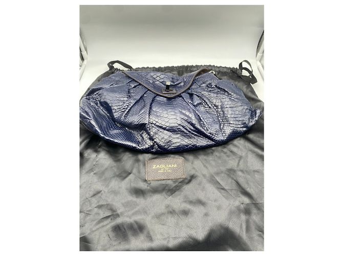 Borse ZAGLIANI T.  Leather Blu navy - vista 6
