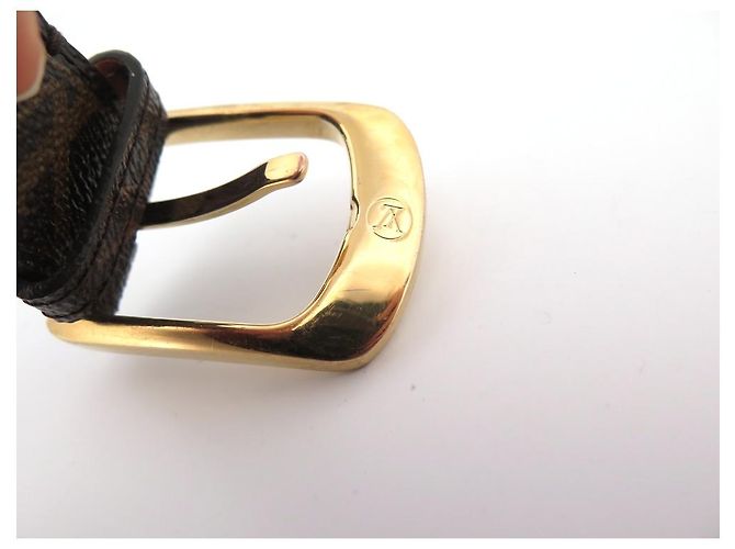 LOUIS VUITTON ELLIPSE GÜRTEL 30Mm M6919 T85 AUS BRAUNEM GÜRTELMONOGRAMM-CANVAS - Ansicht 13