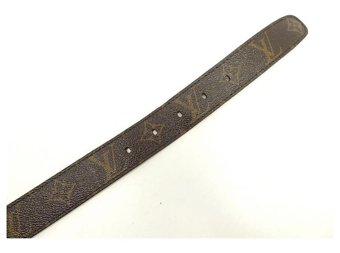 LOUIS VUITTON ELLIPSE GÜRTEL 30Mm M6919 T85 AUS BRAUNEM GÜRTELMONOGRAMM-CANVAS - Ansicht 3
