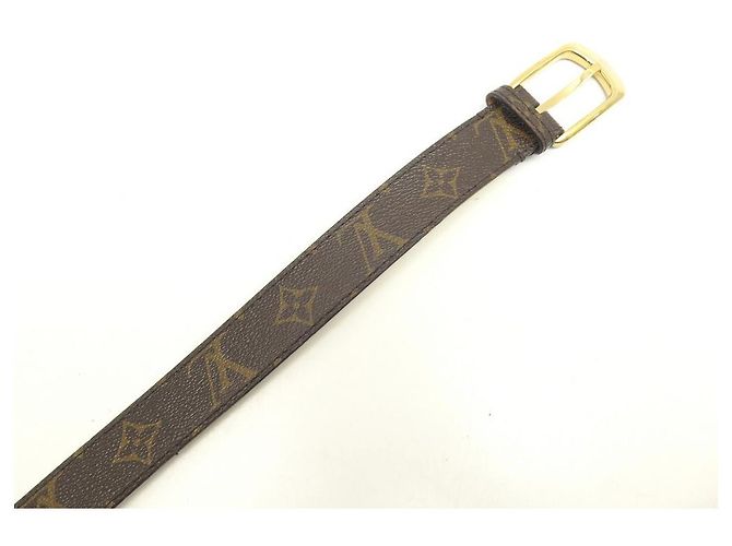 LOUIS VUITTON ELLIPSE GÜRTEL 30Mm M6919 T85 AUS BRAUNEM GÜRTELMONOGRAMM-CANVAS - Ansicht 5