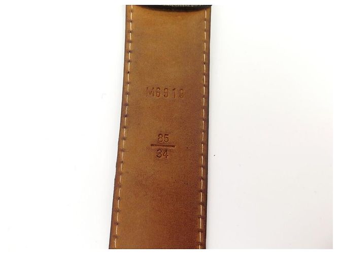 LOUIS VUITTON ELLIPSE GÜRTEL 30Mm M6919 T85 AUS BRAUNEM GÜRTELMONOGRAMM-CANVAS - Ansicht 7