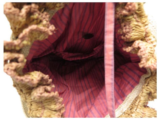NUOVA BORSA A MANO JAMIN PUECH IN MACRAME RAPHIA BORSA A MANO Beige - vista 4