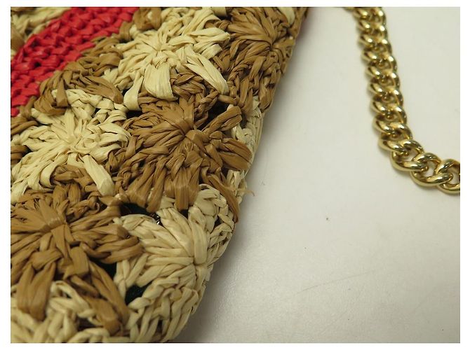 BORSA A MANO GUCCI GG MARMONT IN RAFIA FLOREALE 574433 TRACOLLA PER BORSA A MANO - vista 12