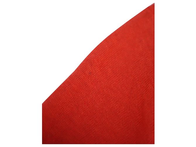 Cárdigan de ganchillo Maje de algodón rojo Roja - vista 7