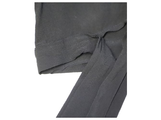 Gerafftes Oberteil von Maje aus schwarzer Viskose - Ansicht 7