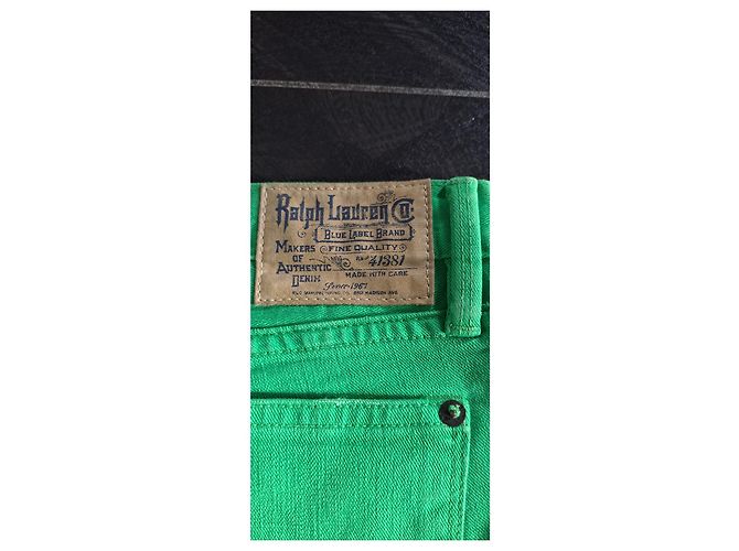 Vaqueros Bootcut Verdes Ralph Lauren Blue Label - vista 2