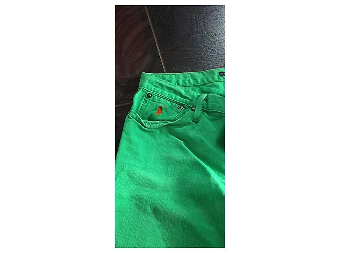 Vaqueros Bootcut Verdes Ralph Lauren Blue Label - vista 4