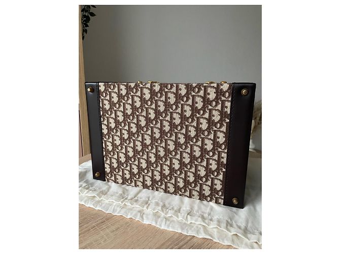 Beauty case Christian Dior Marrone Beige - vista 10