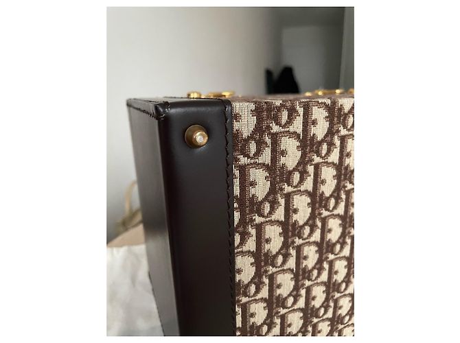Beauty case Christian Dior Marrone Beige - vista 11