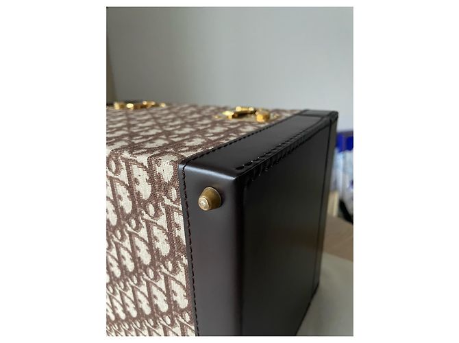Beauty case Christian Dior Marrone Beige - vista 12