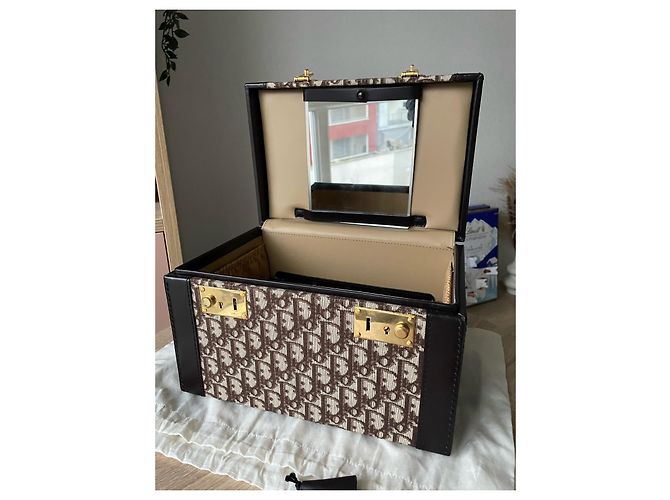 Beauty case Christian Dior Marrone Beige - vista 15