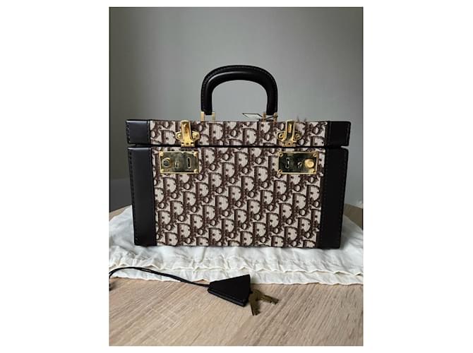 Beauty case Christian Dior Marrone Beige - vista 2