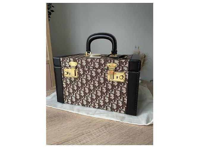 Beauty case Christian Dior Marrone Beige - vista 4