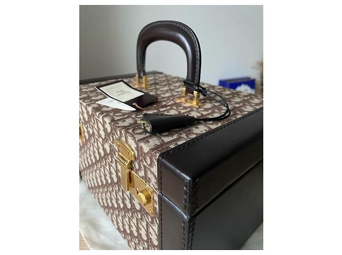 Beauty case Christian Dior Marrone Beige - vista 9