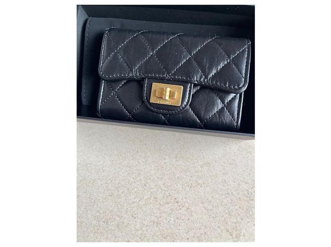 Mademoiselle Tarjetero Con Solapa 2.55 Chanel Negro - vista 2