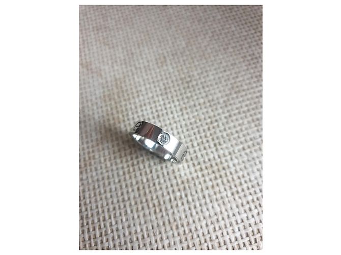 Cartier LOVE Ring aus Platin Silber - Ansicht 3