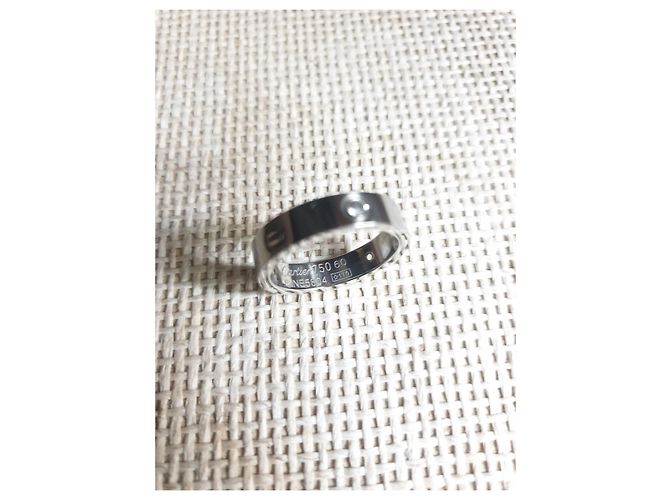 Cartier LOVE Ring aus Platin Silber - Ansicht 5