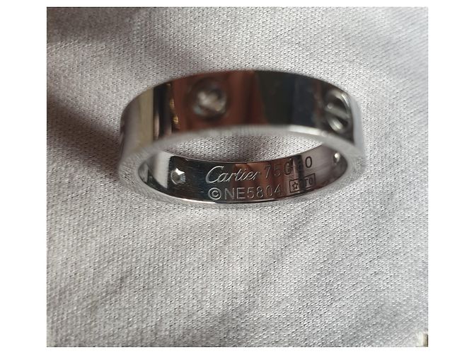 Cartier LOVE Ring aus Platin Silber - Ansicht 6