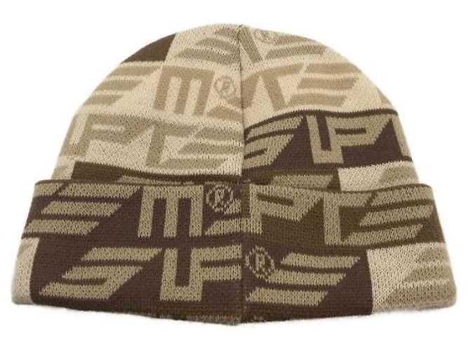 Supreme ***SUPREMO (Supremo)  berretto con logo geometrico Beige - vista 4