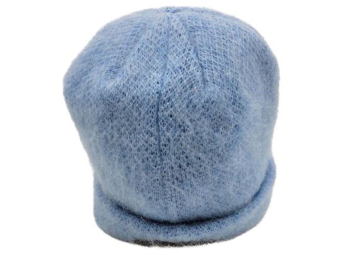 ***LOEWE (Loewe)  Strickmütze Blau - Ansicht 3