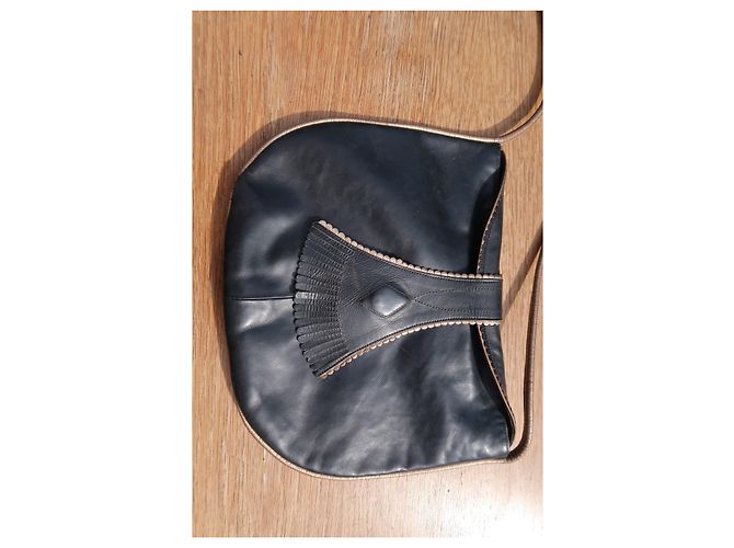 Sac bandoulière Charles Jourdan noir - vue 2