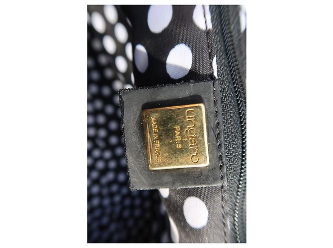 Borsa a mano Emanuel Ungaro in pelle martellata marrone - vista 12