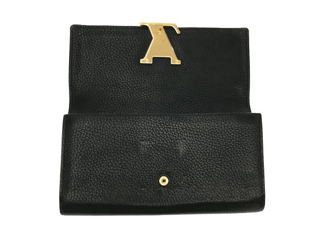Cartera Louis Vuitton Portefeuille capucines Negro - vista 3