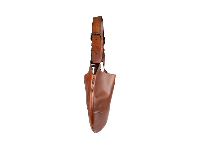 Borsa hobo Fay in pelle marrone - vista 3