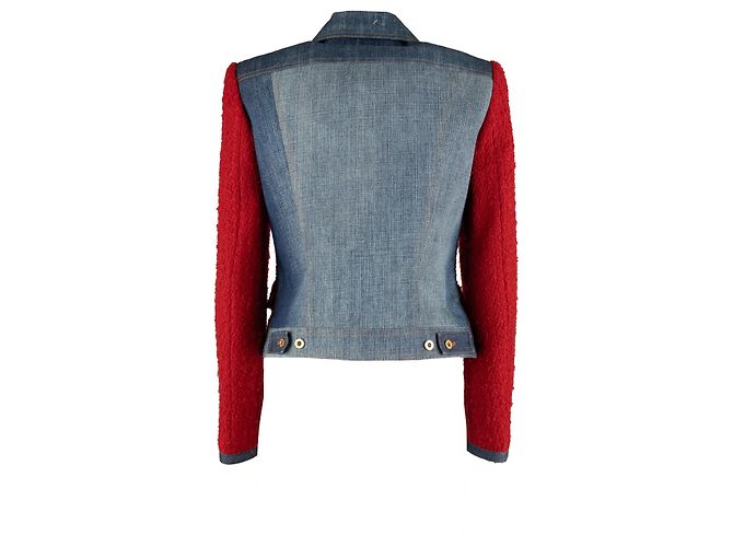 Conjunto Dolce & Gabbana Jeans e Lã Vermelho - vista 4