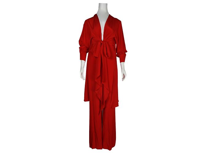 Autre Marque SILVIA TCHERASSI Red Heidy Jumpsuit - view 2
