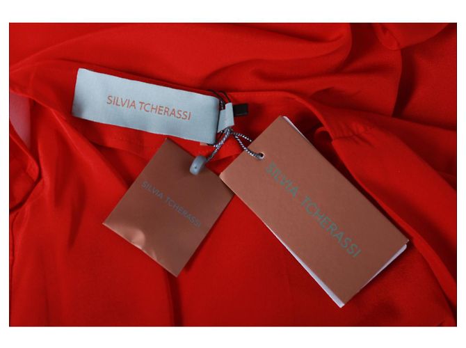 Autre Marque SILVIA TCHERASSI Red Heidy Jumpsuit - view 4