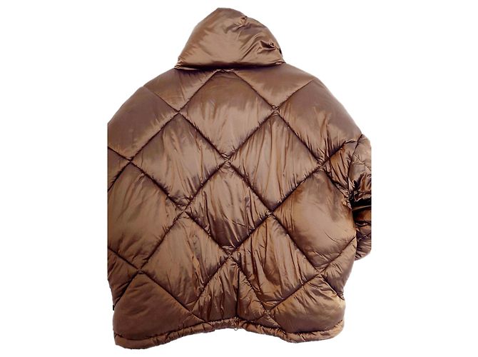Autre Marque OOF WEAR Chaqueta acolchada extragrande Castaño - vista 2