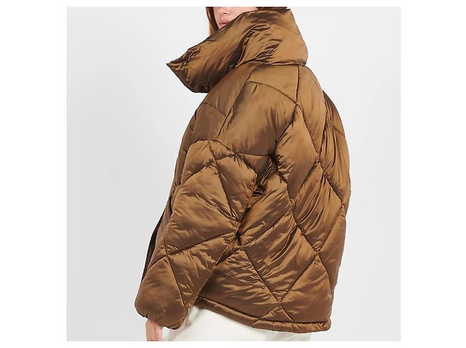 Autre Marque OOF WEAR Chaqueta acolchada extragrande Castaño - vista 4